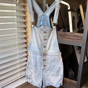 NOBO Light Blue Denim Mid Rise Shorts